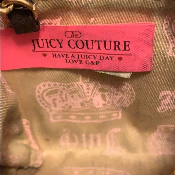 Juicy couture pink and brown velour coin purse - Picture 3 of 3